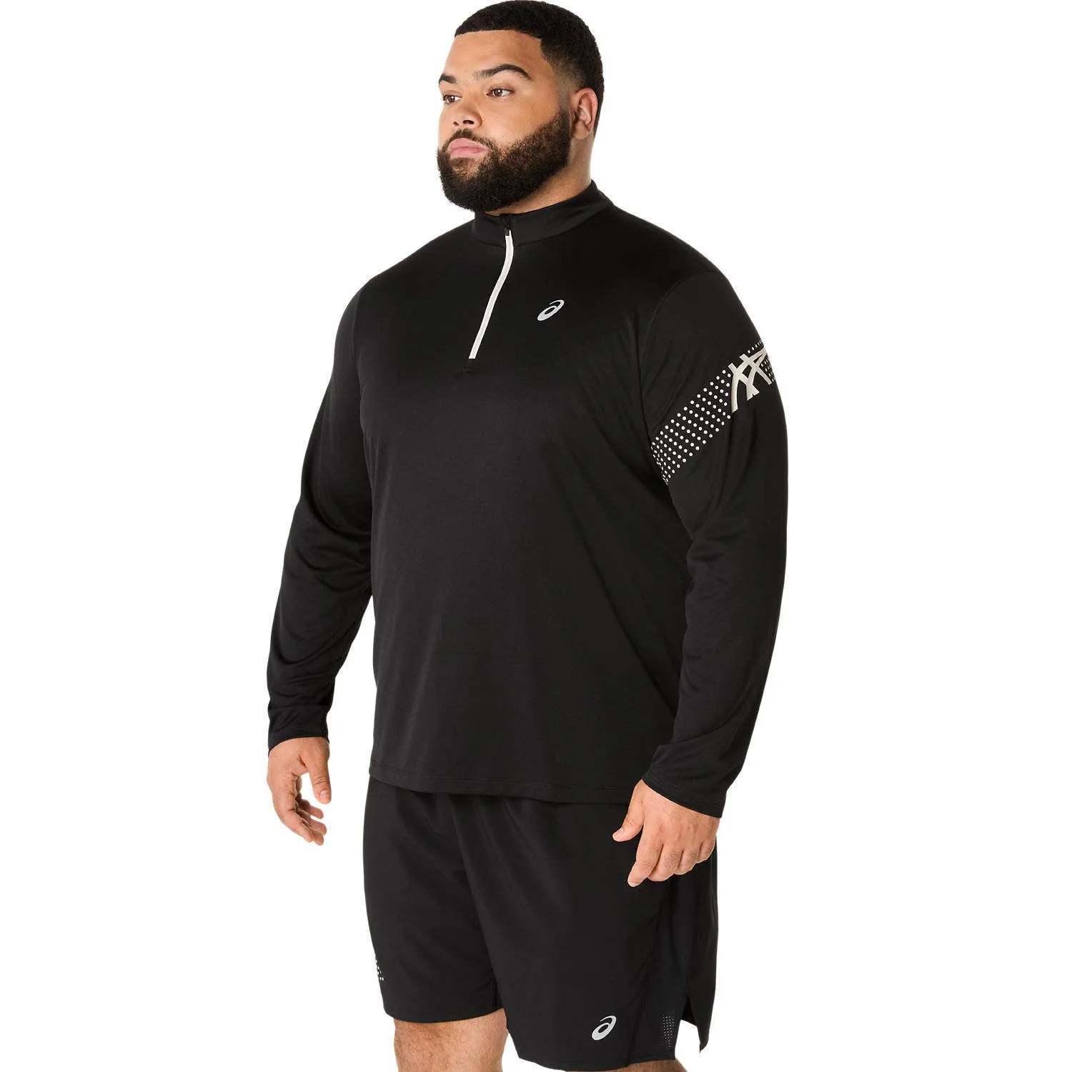 ASICS ICON 1/2 LONG SLEEVE ZIPTOP HEREN