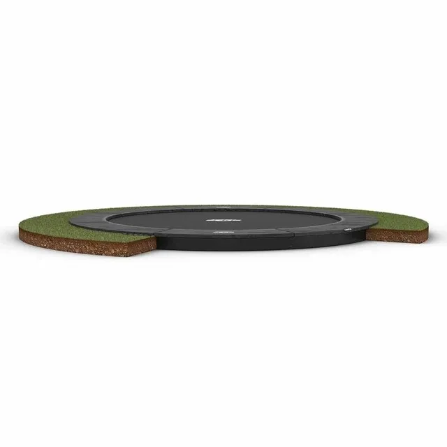 BERG TRAMPOLINE CHAMPION FLATGROUND GRIJS  Ø 330 CM
