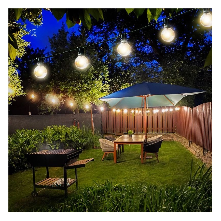 BRILAGI  DECORATIEVE LED LICHTSNOER VOOR BUITEN SLINGER 25XE12 20M IP44 WARM WIT