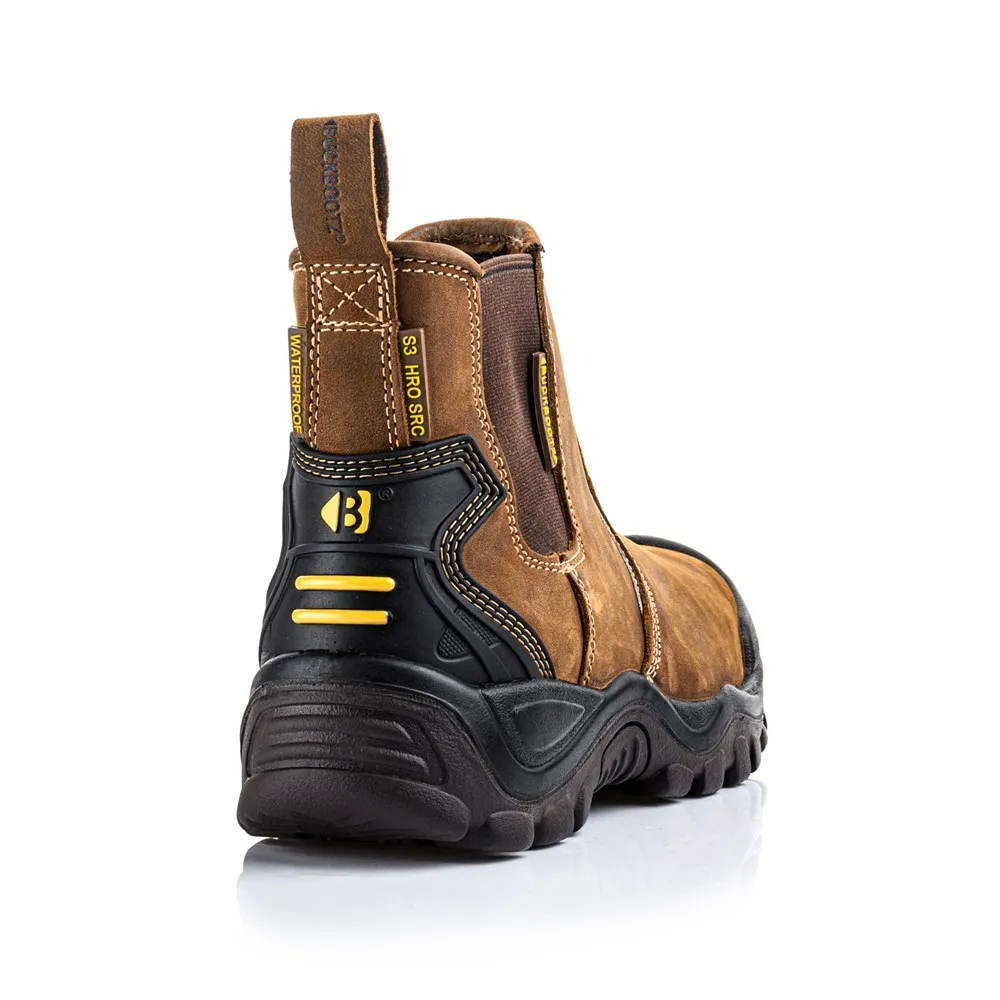 BUCKLER VEILIGHEIDSSCHOEN INSTAPPER S3 BRUIN MAAT 47