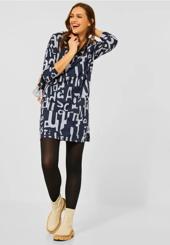 CECIL Jacquard jersey jurk