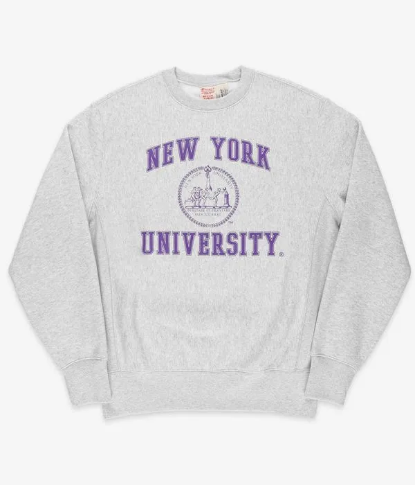 Champion College Sweater (grey purple)