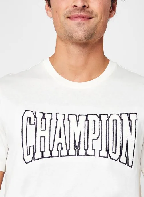      CHAMPION CREWNECK TSHIRT  N° 217172  HOMME  WIT   