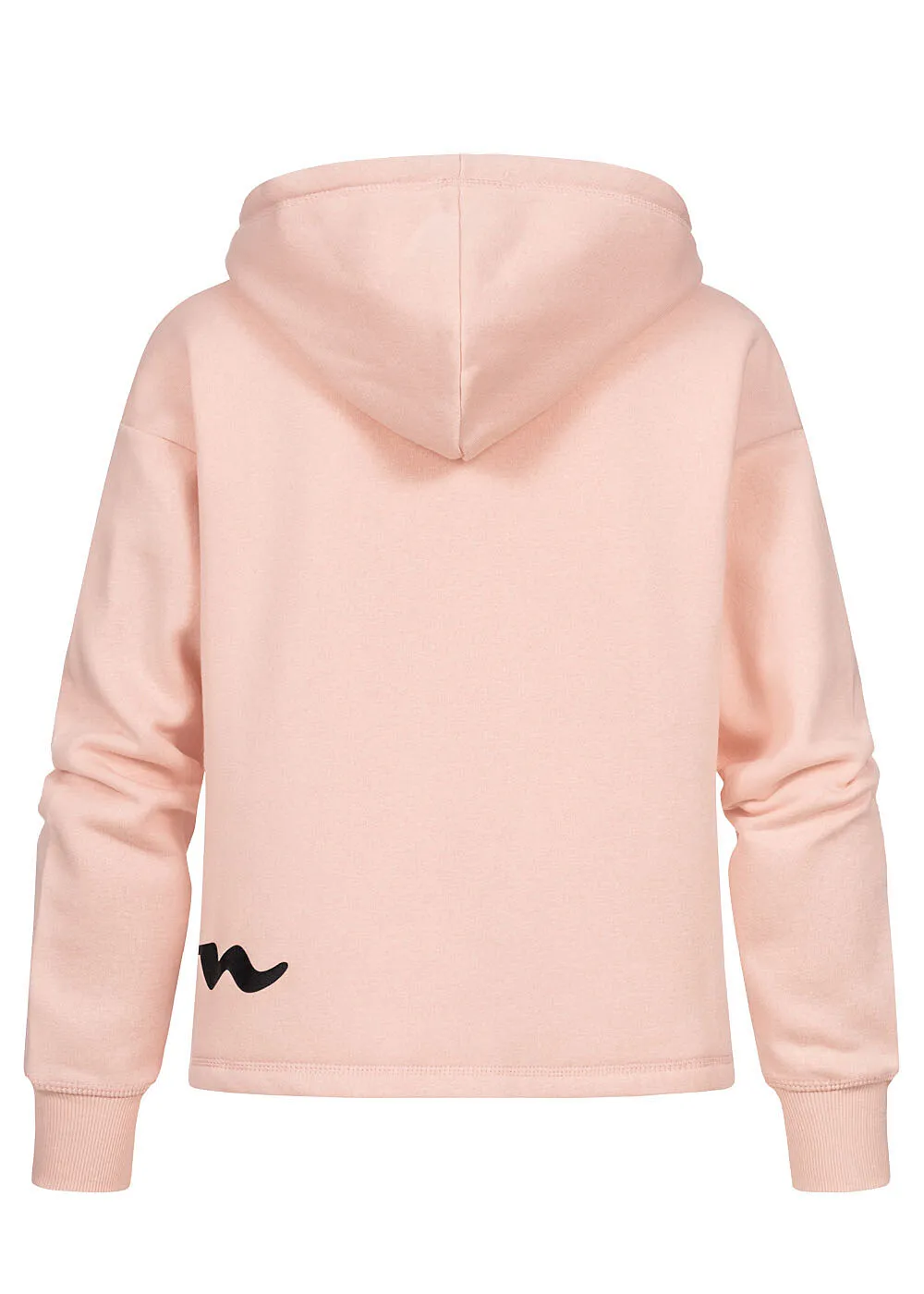 Champion Damen Hoodie Kapuze Logo Print beige