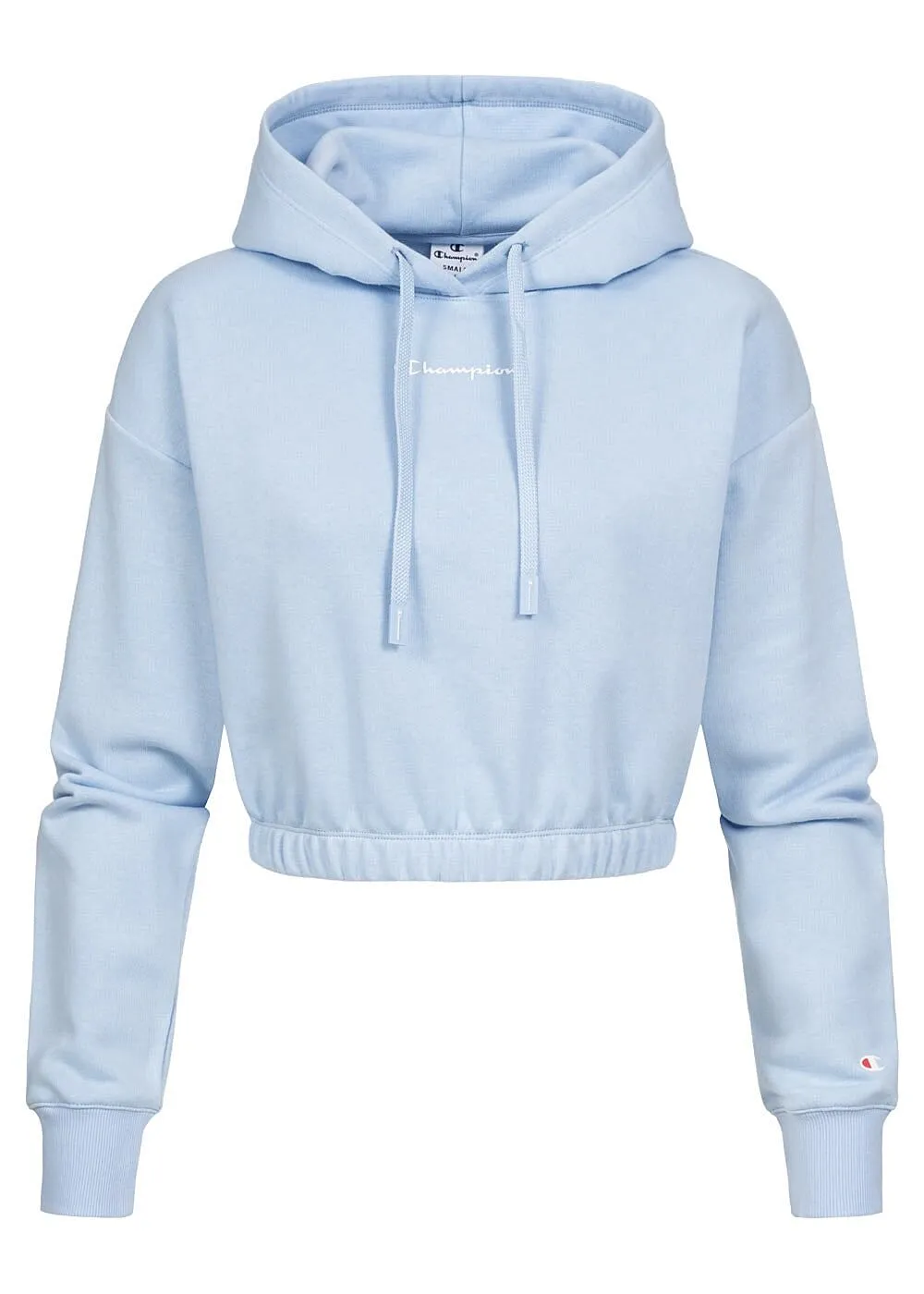 CHAMPION DAMES HOODIE MET LOGOOPDRUK BLAUW