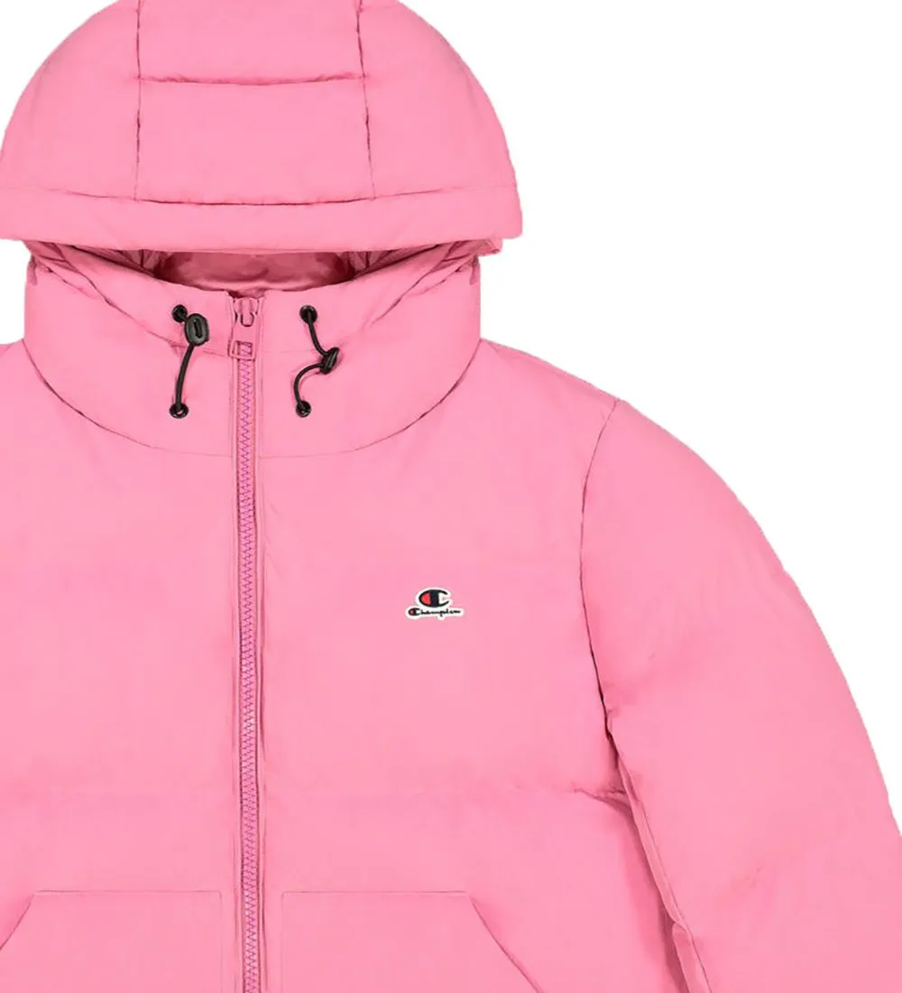 CHAMPION FASHION GEVOERDE JAS  ROZE