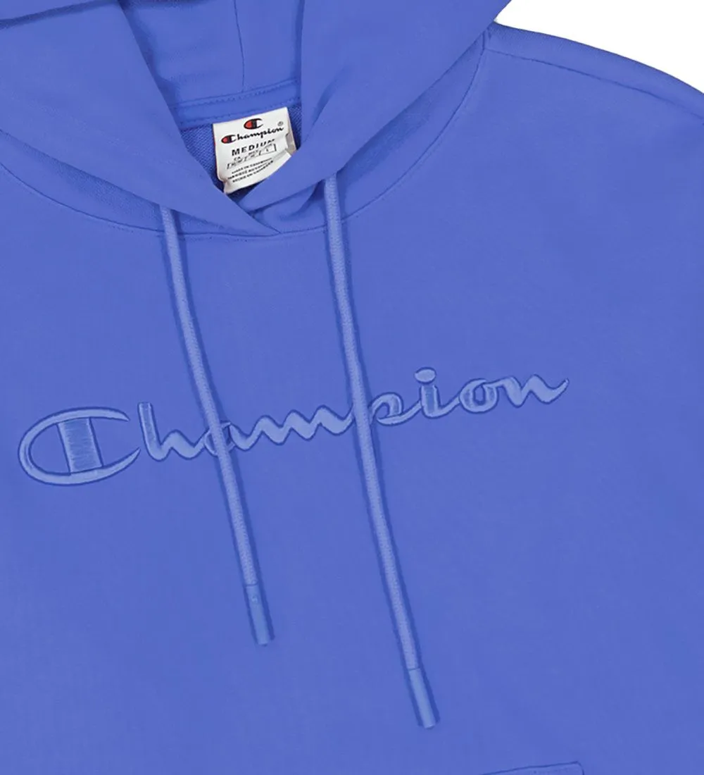 CHAMPION FASHION HOODIE  BLAUW