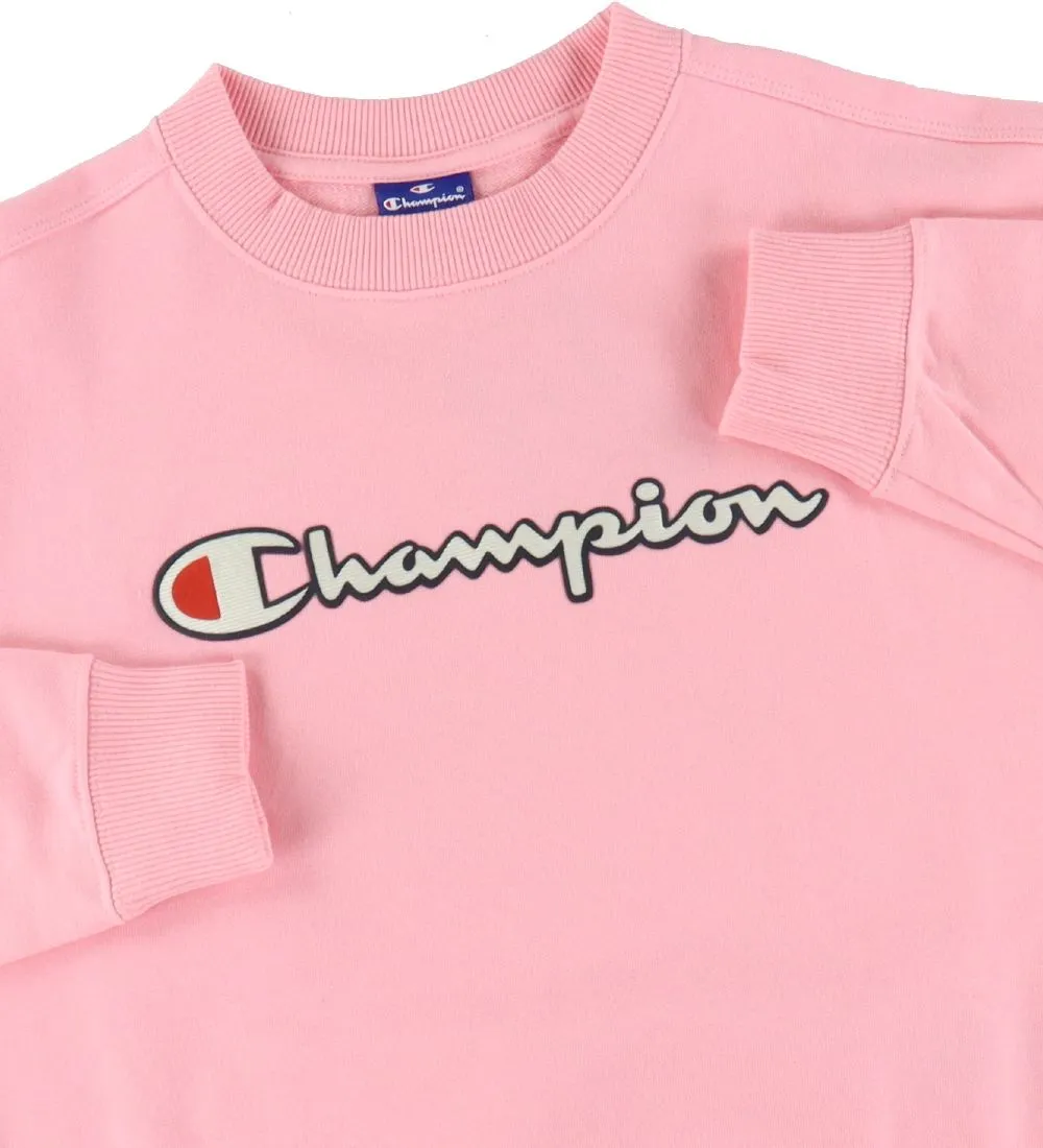 CHAMPION FASHION SWEATSHIRT  ROZE M. LOGO