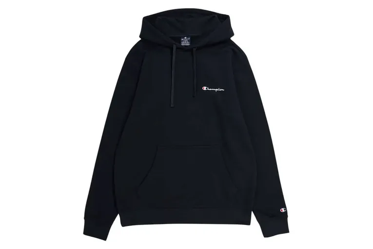 Champion geborduurd small script logo hoodie zwart heren