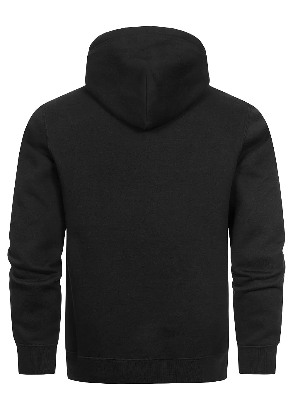 CHAMPION HEREN HOODIE MET KANGOEROEZAK EN LOGOOPDRUK ZWART WIT