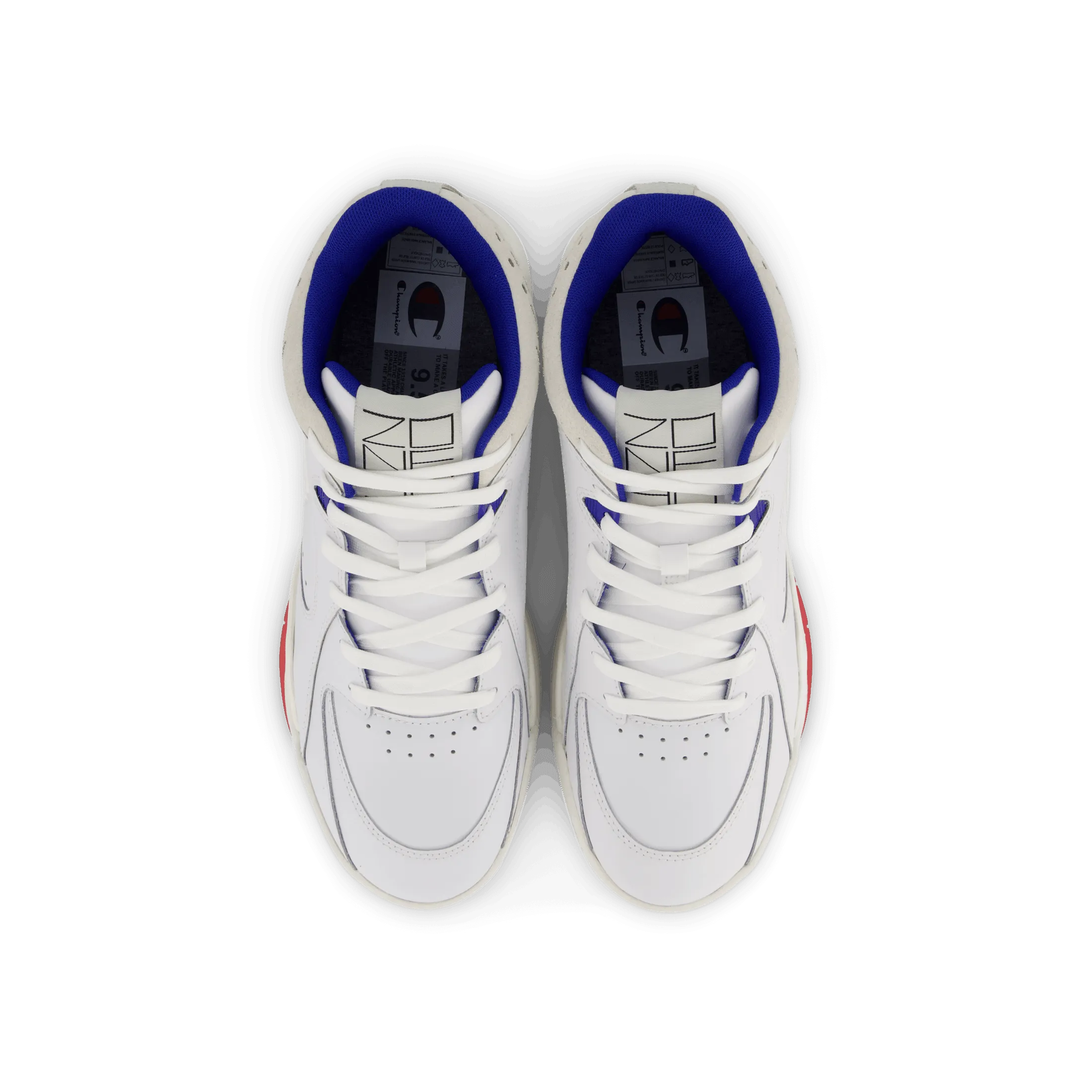 Champion schoenen Mid Cut Shoe Z90 White/royalblue/red