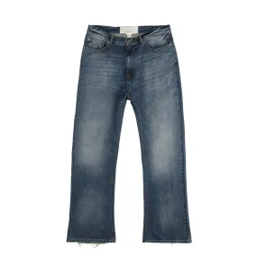 ERL Distressed Regular Fit Jeans Blue