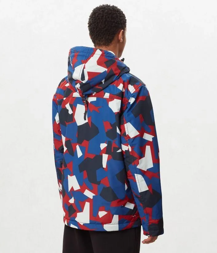 Jas Napapijri Men Rainforest Pocket Print Red Camo