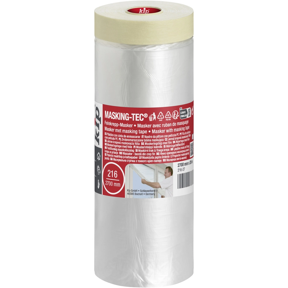 Kip 216 Masker Met Masking Tape 2700mm x 20m