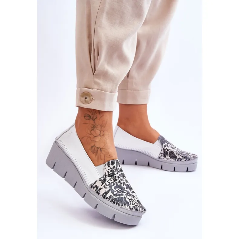 LEREN WEDGE SNEAKERS MACIEJKA 5814A11 WITZWART