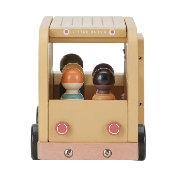 Little Dutch Schoolbus met poppetjes FSC