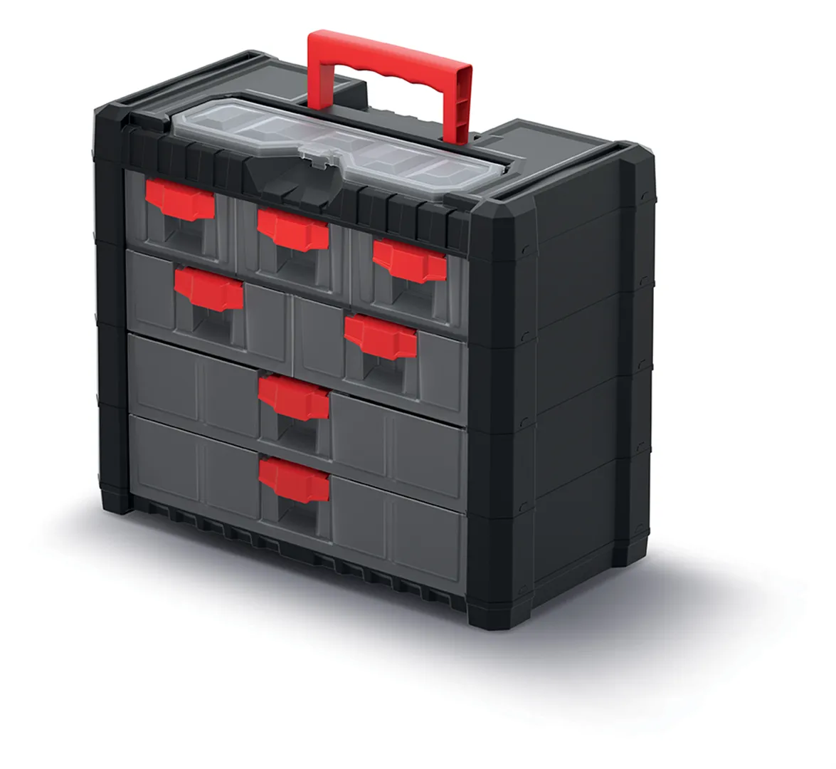 Opbergkastje met organizer Kistenberg Multicase Cargo KMC401