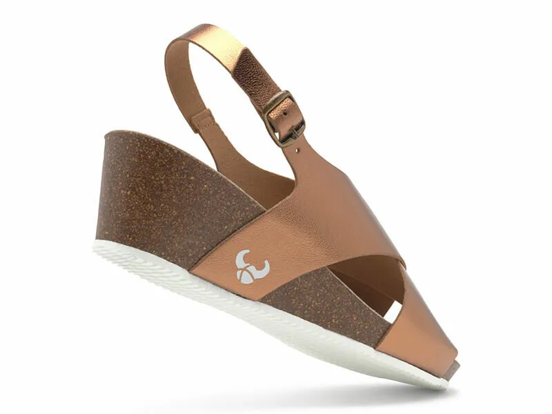 Suecos dames sandalen Ros brons