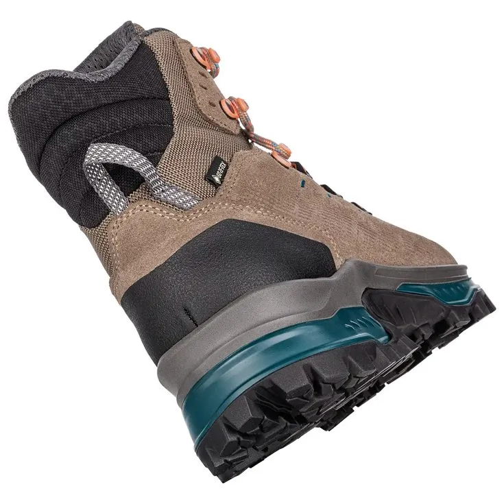 TREKKINGSCHOENEN LOWA RANDIR GORETEX MID WS STONE PETROL