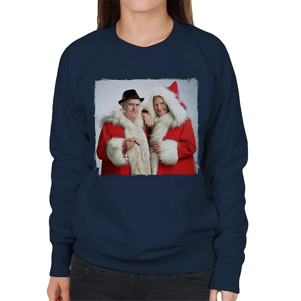 TV keer Minder Cast Kerstman 1989 Women's Sweatshirt