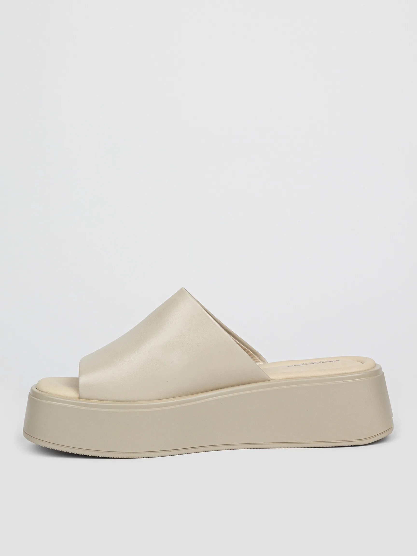 Vagabond Shoemakers Courtney, leather platform flip flops