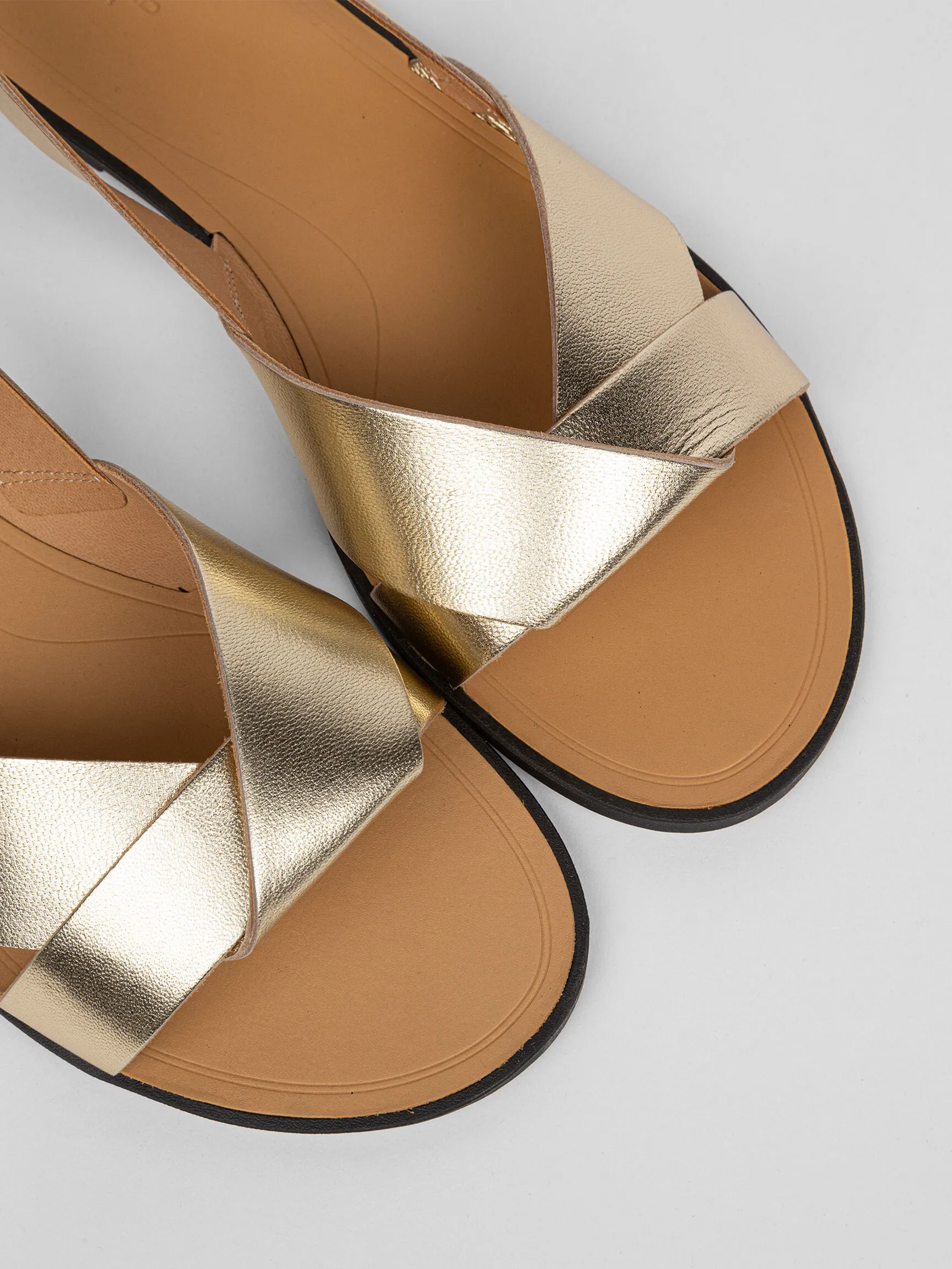 Vagabond Shoemakers Tia, leather metallic sandals