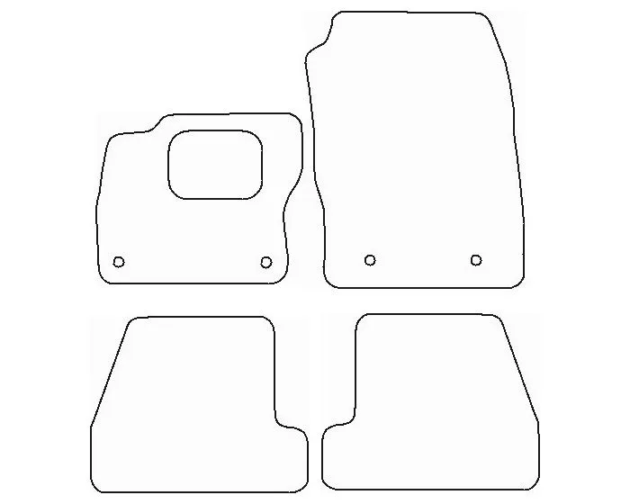VELOURS MATTENSET FORD FOCUS 2015